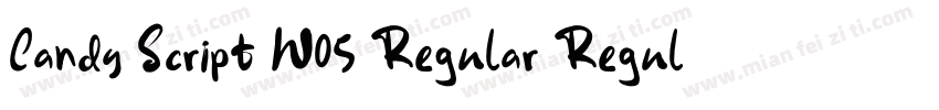Candy Script W05 Regular Regular字体转换